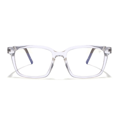Voyage Rush Transparent Square Eyeglasses for Men & Women (VG9001MG5414-C6)