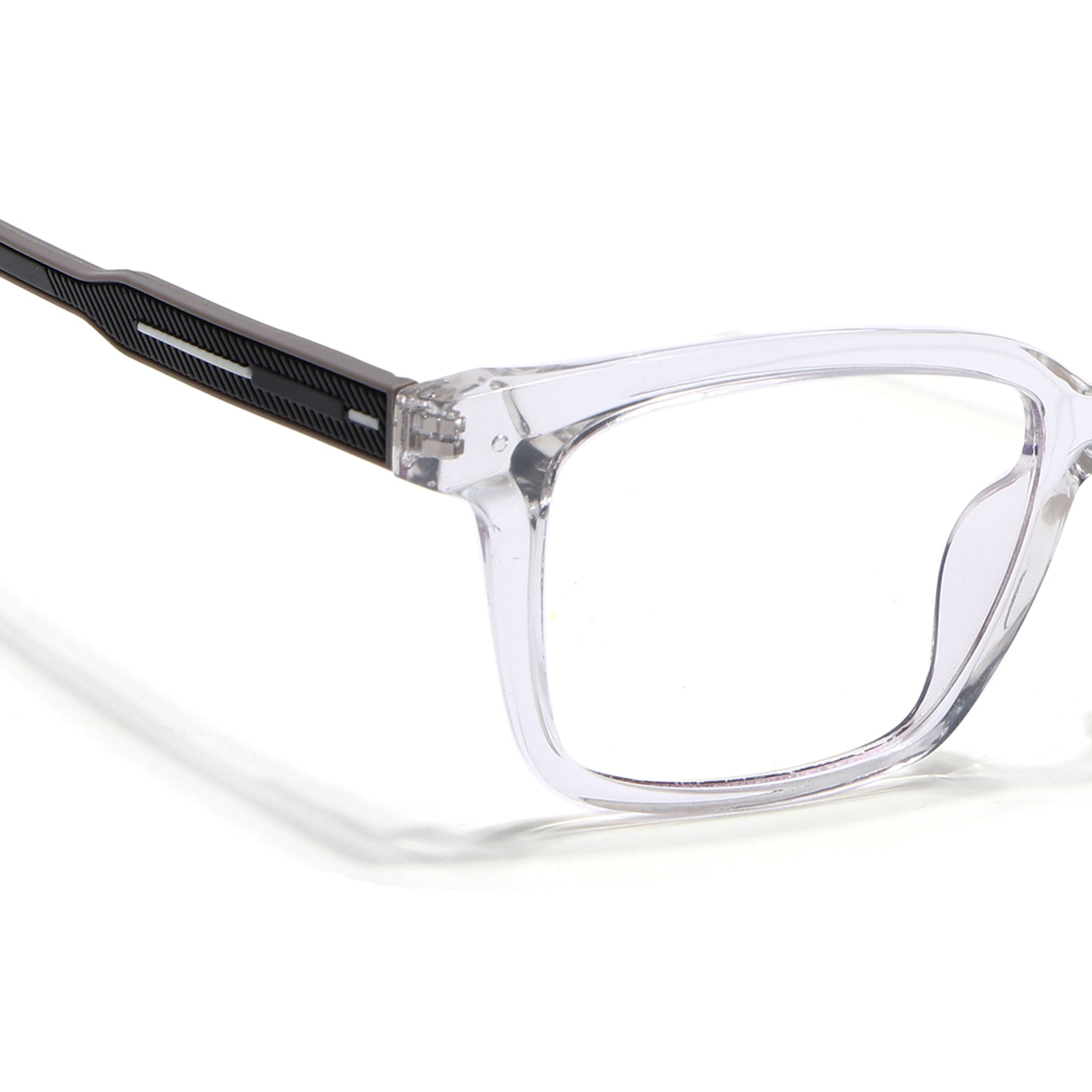 Voyage Rush Transparent Square Eyeglasses for Men & Women (VG9001MG5414-C6)
