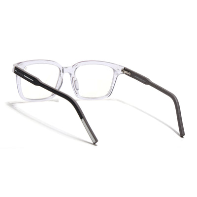 Voyage Rush Transparent Square Eyeglasses for Men & Women (VG9001MG5414-C6)