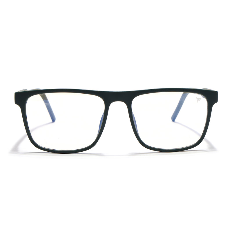 Voyage Rush Green Square Eyeglasses for Men & Women (VG9002MG5415-C1)