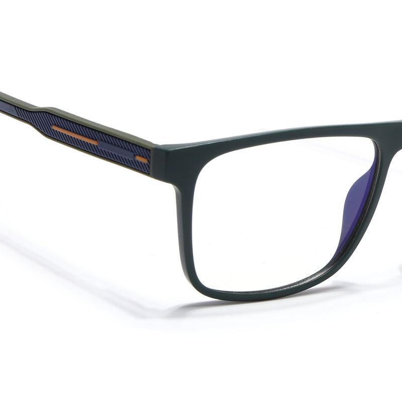 Voyage Rush Green Square Eyeglasses for Men & Women (VG9002MG5415-C1)