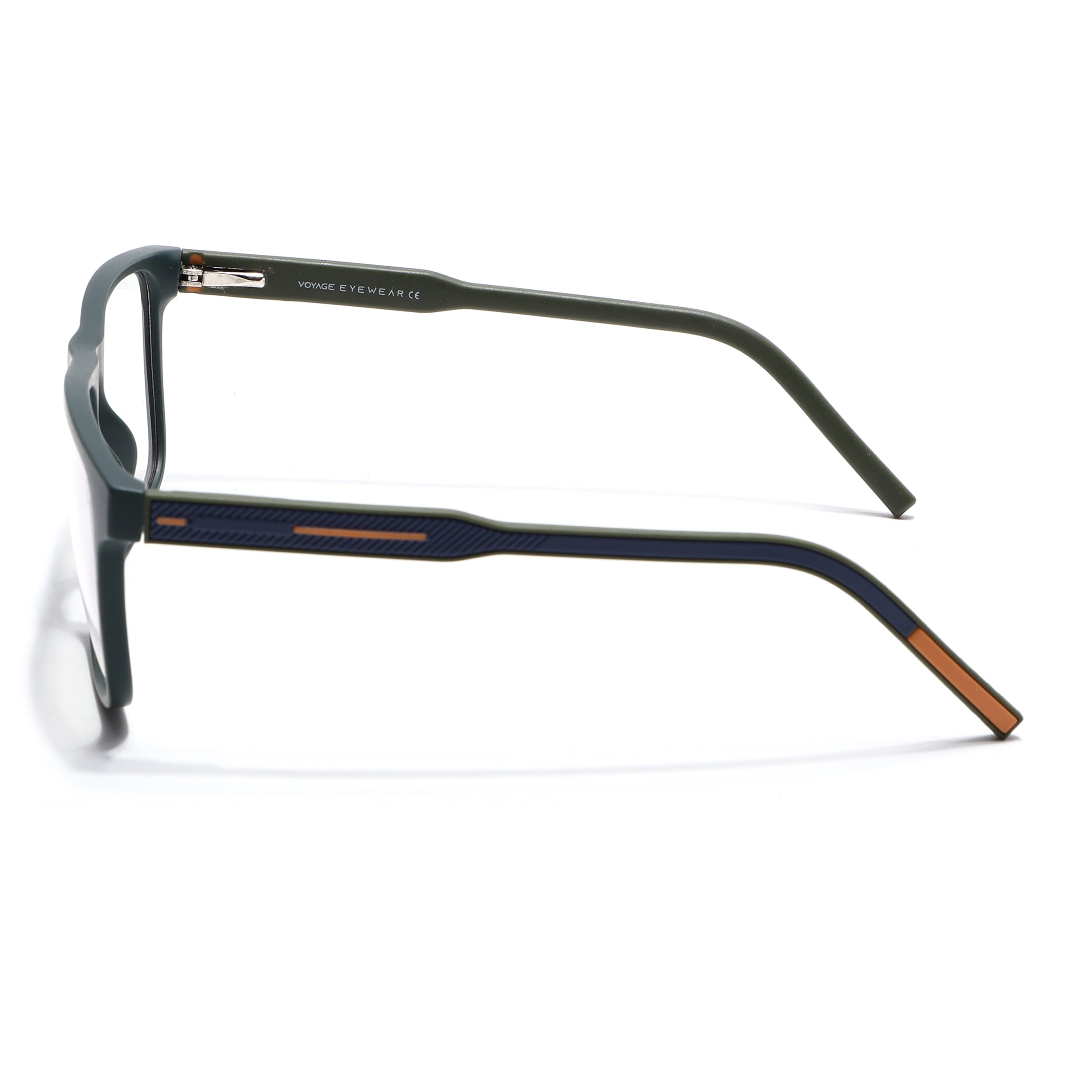 Voyage Rush Green Square Eyeglasses for Men & Women (VG9002MG5415-C1)