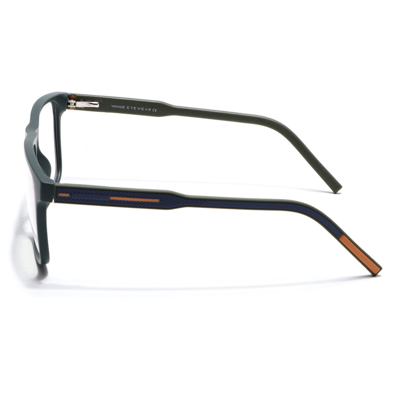 Voyage Rush Green Square Eyeglasses for Men & Women (VG9002MG5415-C1)