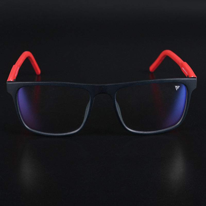 Voyage Rush Black Square Eyeglasses for Men & Women (VG9002MG5417-C3)
