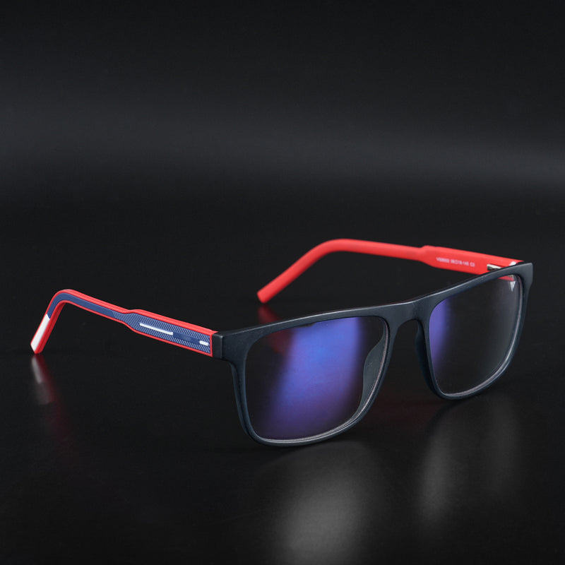 Voyage Rush Black Square Eyeglasses for Men & Women (VG9002MG5417-C3)
