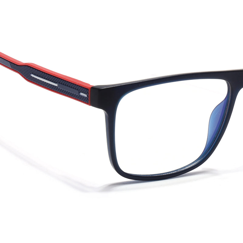 Voyage Rush Black Square Eyeglasses for Men & Women (VG9002MG5417-C3)
