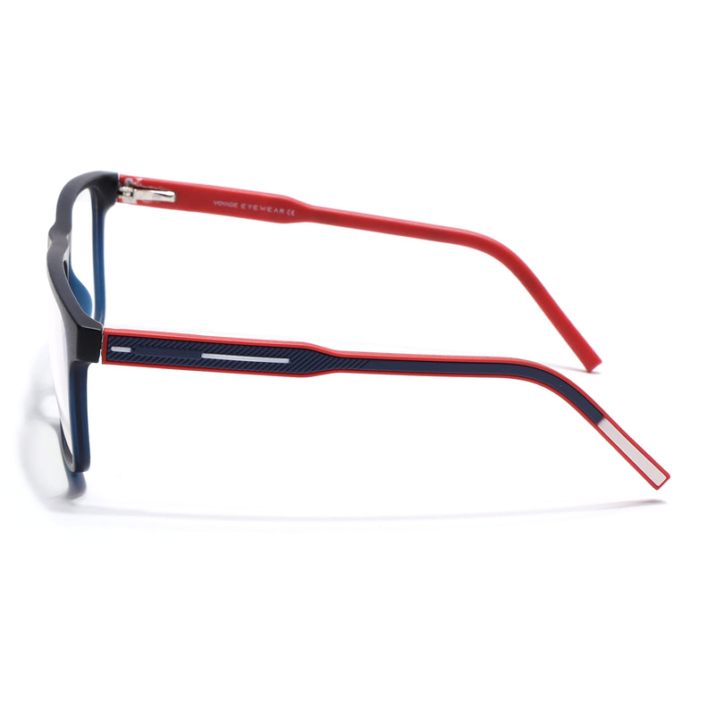 Voyage Rush Black Square Eyeglasses for Men & Women (VG9002MG5417-C3)