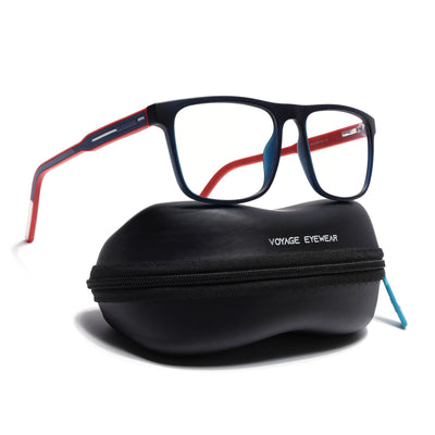 Voyage Rush Black Square Eyeglasses for Men & Women (VG9002MG5417-C3)