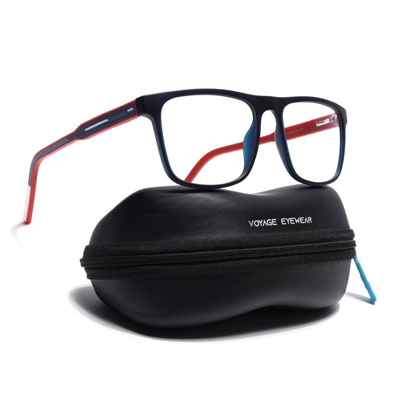 Voyage Rush Black Square Eyeglasses for Men & Women (VG9002MG5417-C3)