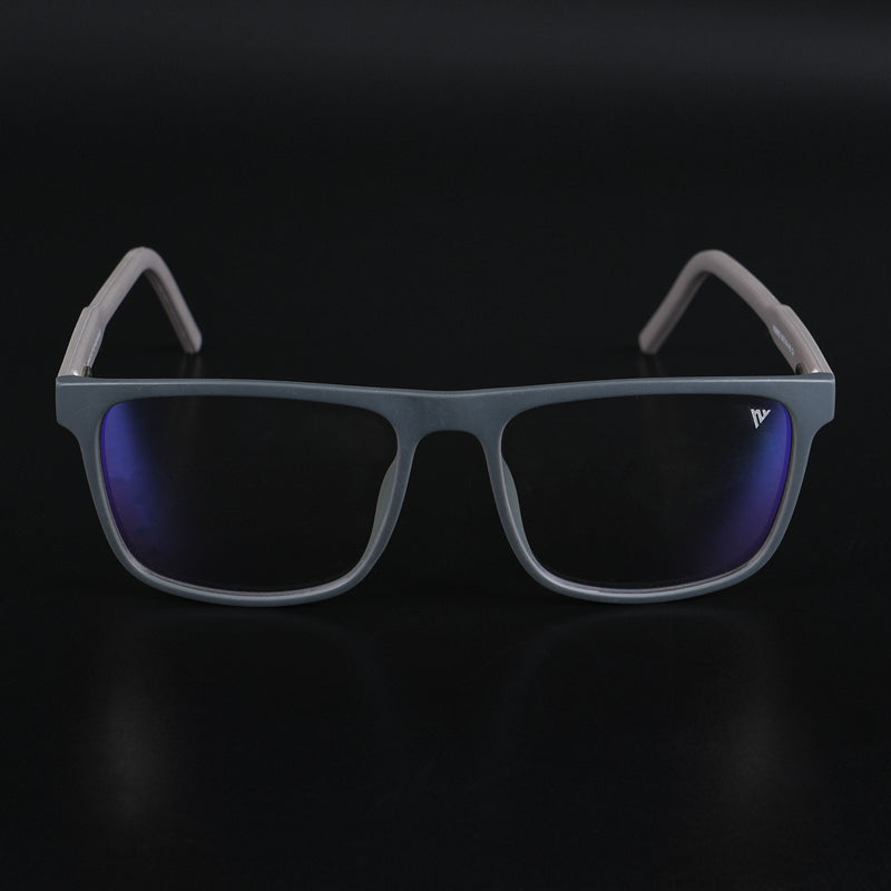 Voyage Rush Grey Square Eyeglasses for Men & Women (VG9002MG5418-C4)