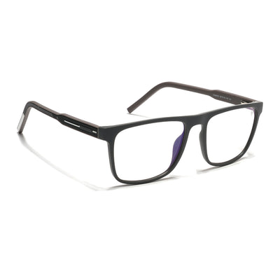 Voyage Rush Grey Square Eyeglasses for Men & Women (VG9002MG5418-C4)