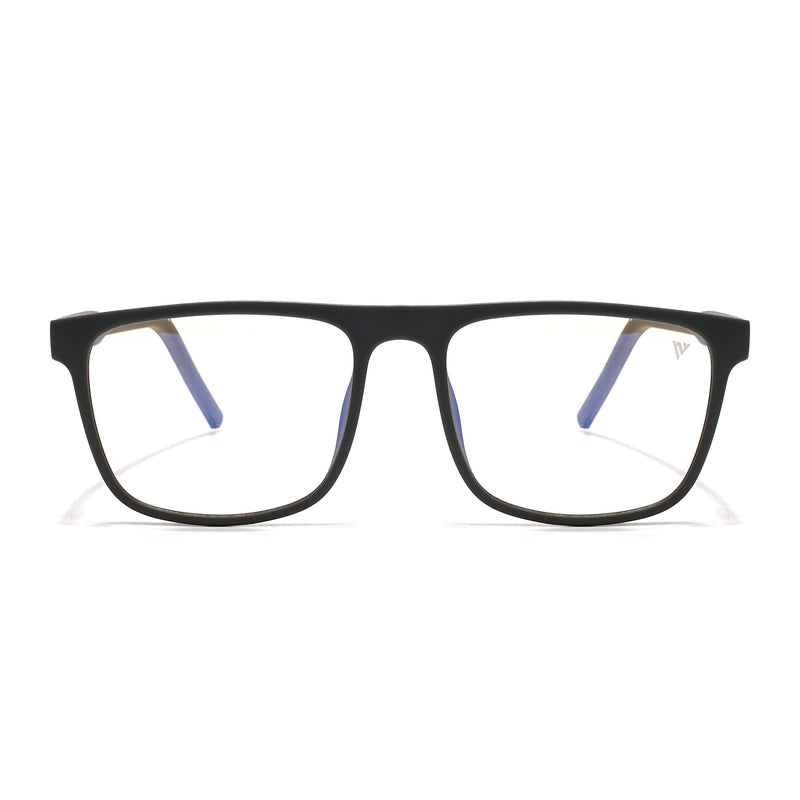 Voyage Rush Grey Square Eyeglasses for Men & Women (VG9002MG5418-C4)