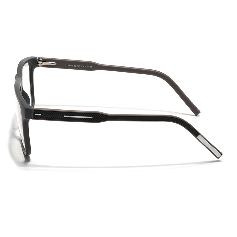 Voyage Rush Grey Square Eyeglasses for Men & Women (VG9002MG5418-C4)