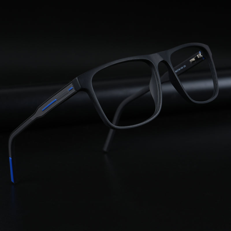Voyage Rush Black Square Eyeglasses for Men & Women (VG9002MG5419-C5)