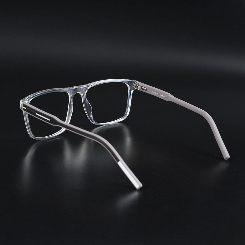 Voyage Rush Transparent Square Eyeglasses for Men & Women (VG9002MG5420-C6)