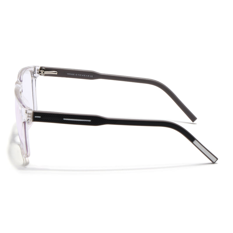 Voyage Rush Transparent Square Eyeglasses for Men & Women (VG9002MG5420-C6)