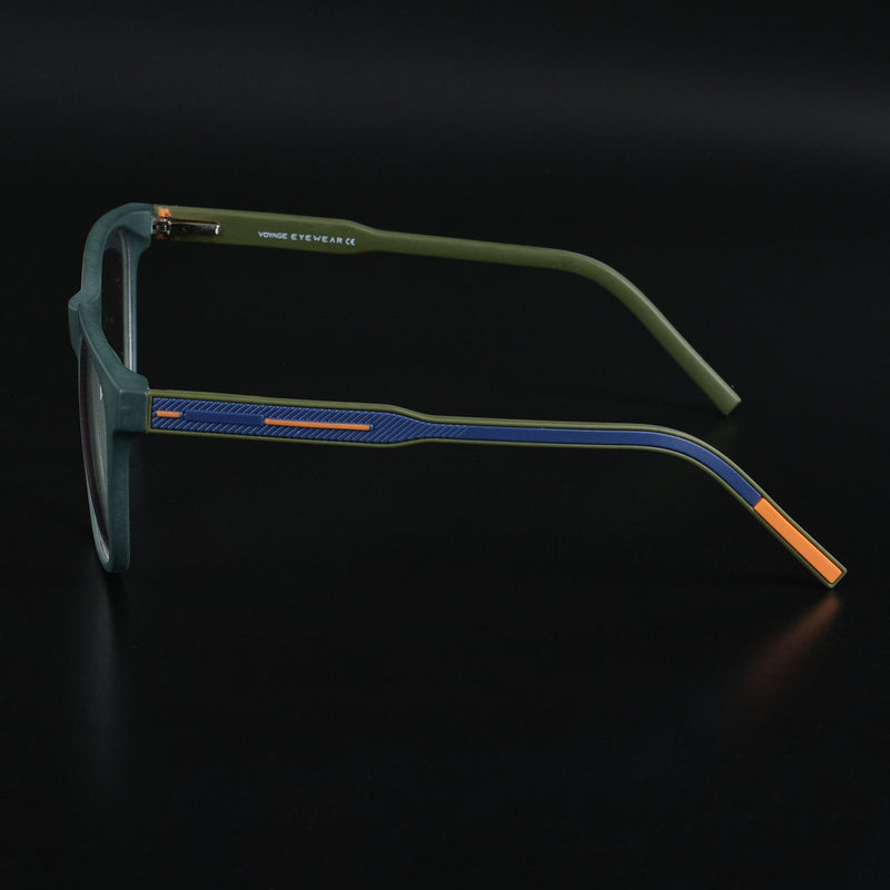 Voyage Rush Green Square Eyeglasses for Men & Women (VG9003MG5421-C1)