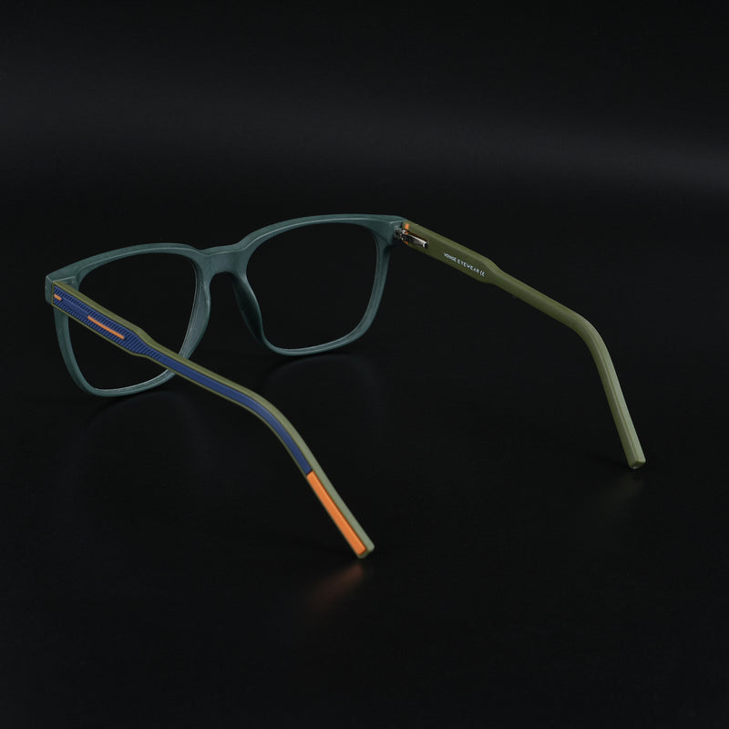Voyage Rush Green Square Eyeglasses for Men & Women (VG9003MG5421-C1)