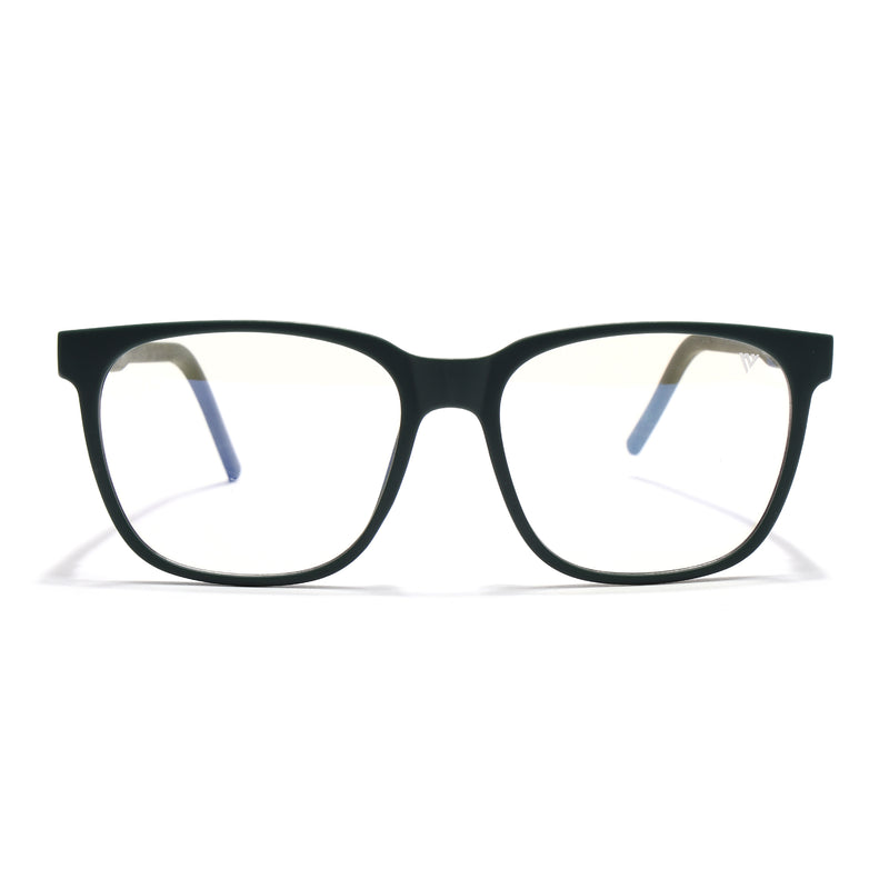 Voyage Rush Green Square Eyeglasses for Men & Women (VG9003MG5421-C1)
