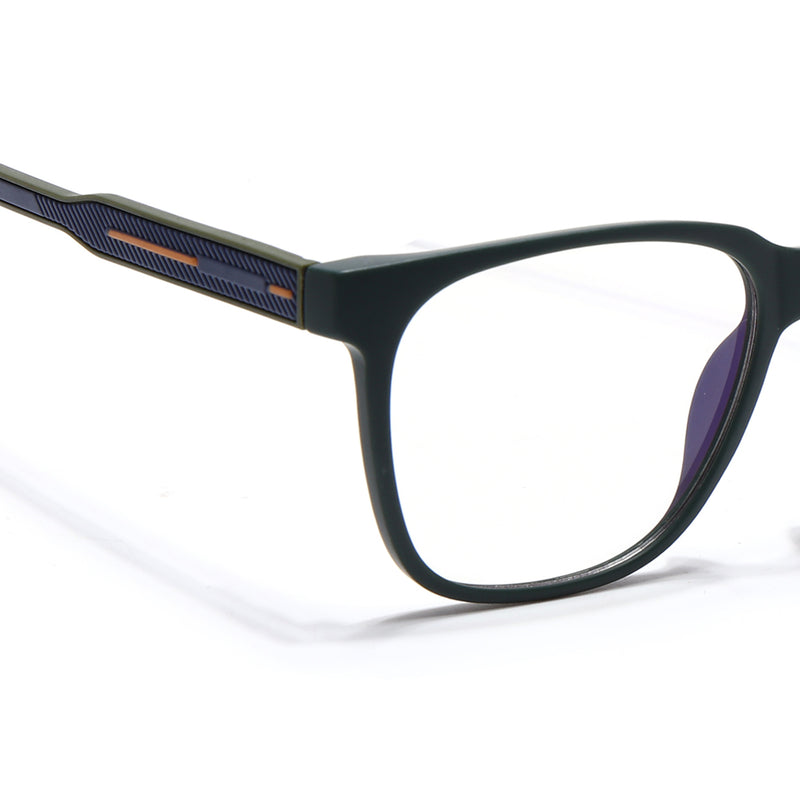 Voyage Rush Green Square Eyeglasses for Men & Women (VG9003MG5421-C1)