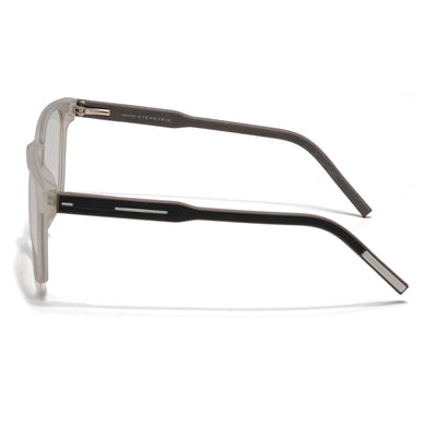 Voyage Rush Matt Transparent Square Eyeglasses for Men & Women (VG9003MG5422-C2)