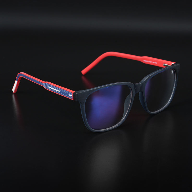 Voyage Rush Black Square Eyeglasses for Men & Women (VG9003MG5423-C3)