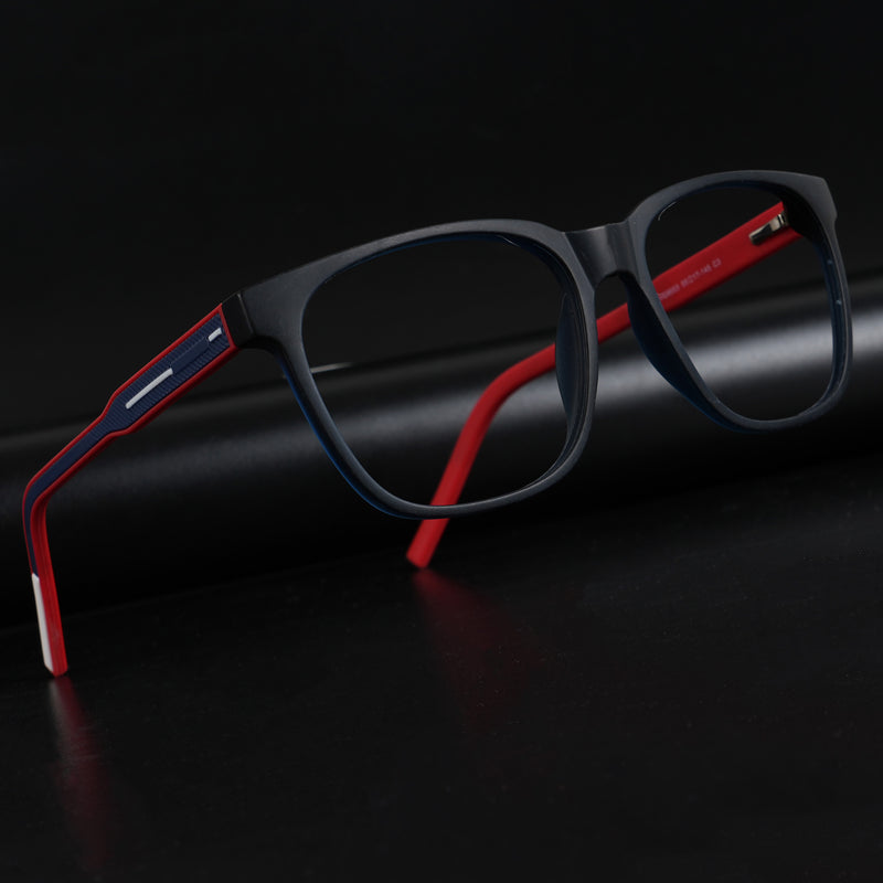 Voyage Rush Black Square Eyeglasses for Men & Women (VG9003MG5423-C3)