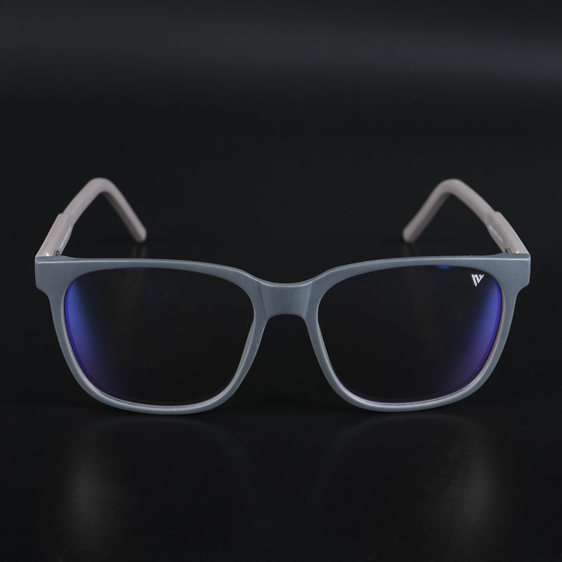 Voyage Rush Grey Square Eyeglasses for Men & Women (VG9003MG5424-C4)