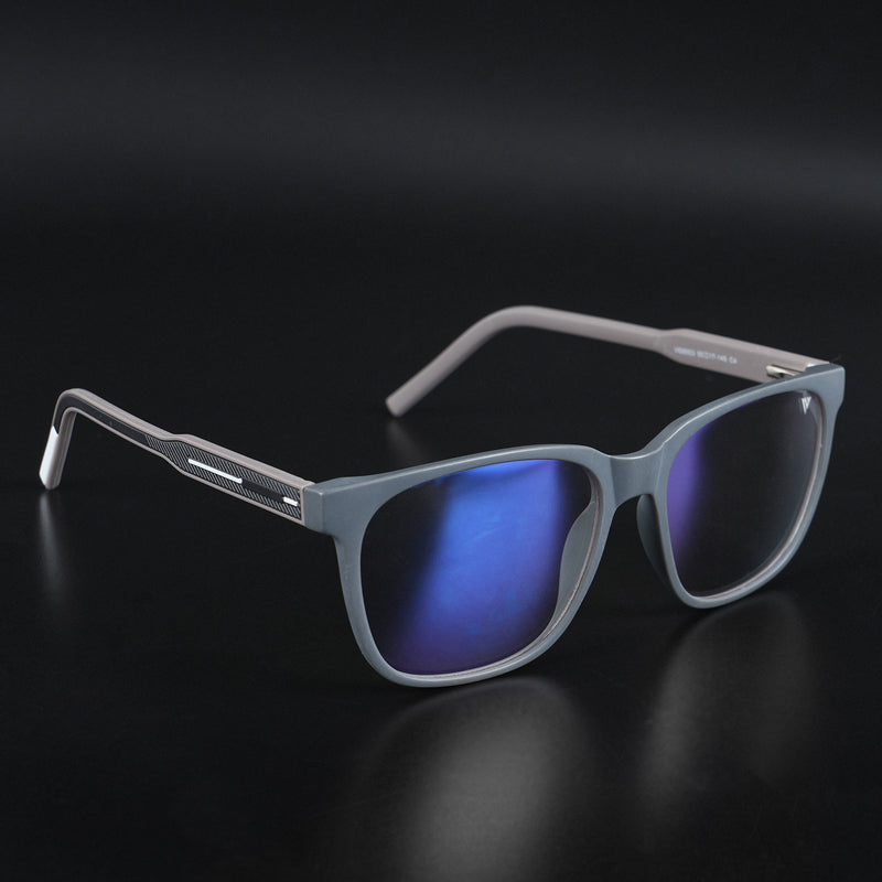 Voyage Rush Grey Square Eyeglasses for Men & Women (VG9003MG5424-C4)