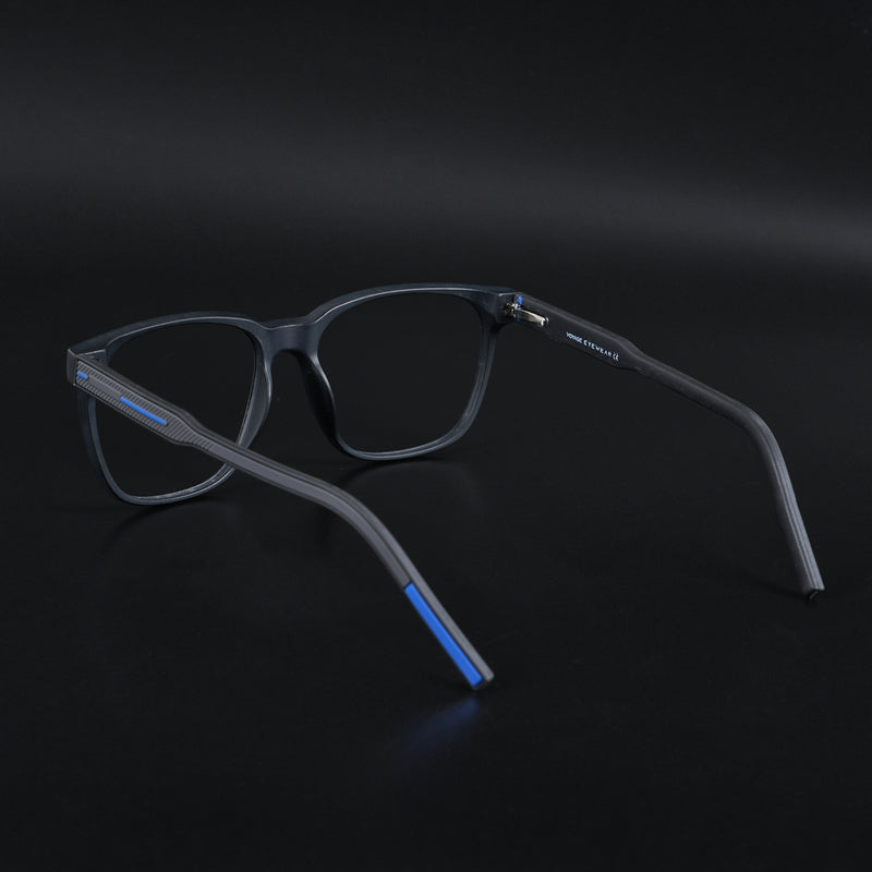 Voyage Rush Black Square Eyeglasses for Men & Women (VG9003MG5425-C5)