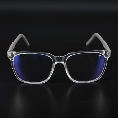 Voyage Rush Transparent Square Eyeglasses for Men & Women (VG9003MG5426-C6)