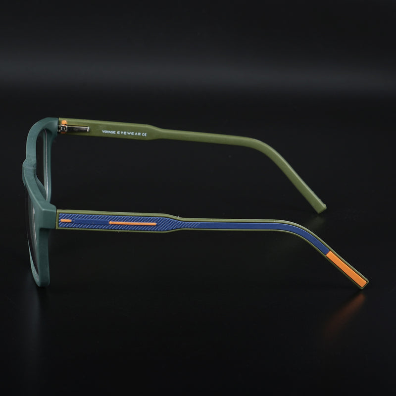 Voyage Rush Green Square Eyeglasses for Men & Women (VG9004MG5427-C1)