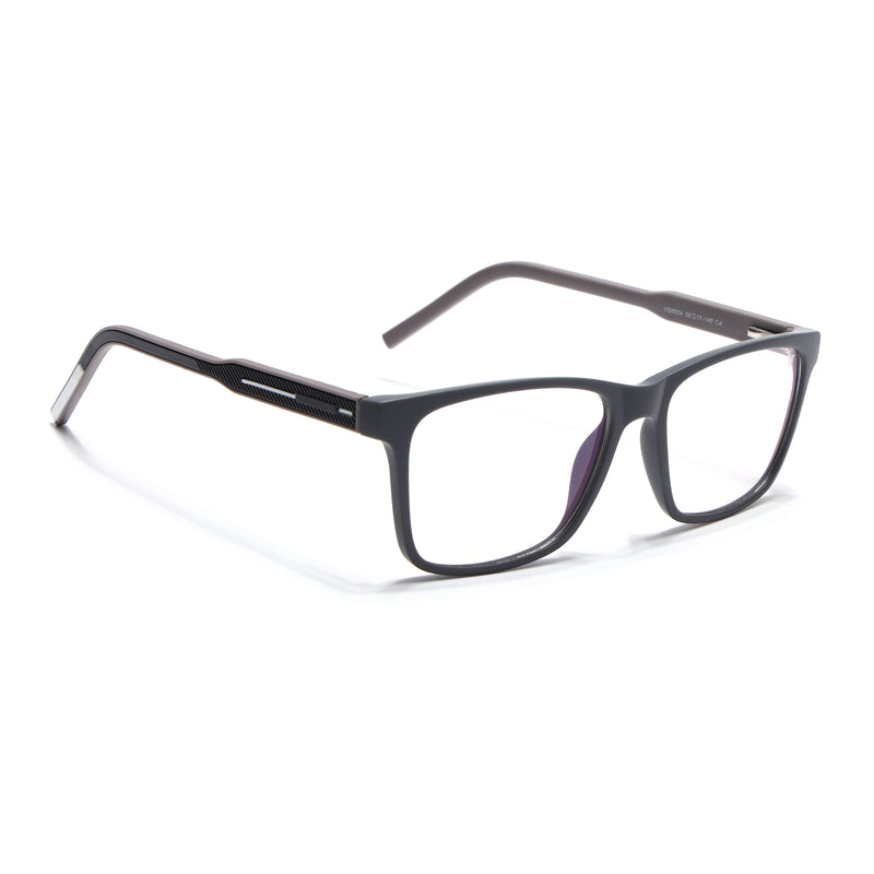 Voyage Rush Grey Square Eyeglasses for Men & Women (VG9004MG5430-C4)