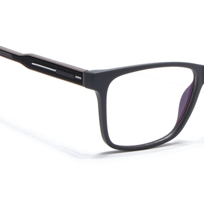 Voyage Rush Grey Square Eyeglasses for Men & Women (VG9004MG5430-C4)
