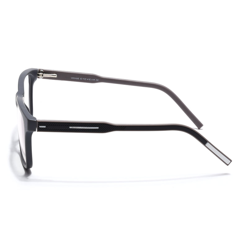 Voyage Rush Grey Square Eyeglasses for Men & Women (VG9004MG5430-C4)