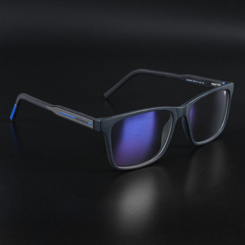 Voyage Rush Black Square Eyeglasses for Men & Women (VG9004MG5431-C5)