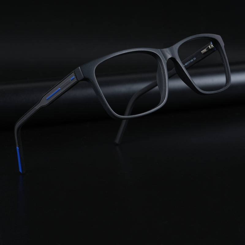 Voyage Rush Black Square Eyeglasses for Men & Women (VG9004MG5431-C5)