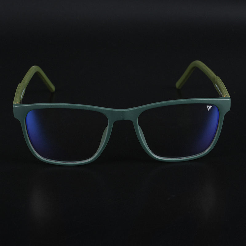 Voyage Rush Green Square Eyeglasses for Men & Women (VG9005MG5433-C1)