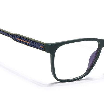 Voyage Rush Green Square Eyeglasses for Men & Women (VG9005MG5433-C1)