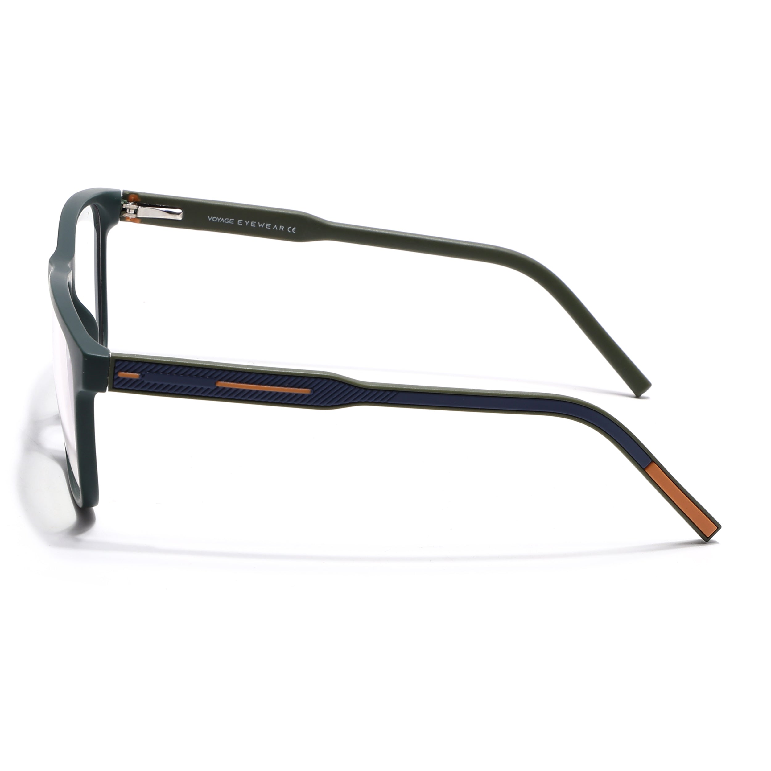 Voyage Rush Green Square Eyeglasses for Men & Women (VG9005MG5433-C1)