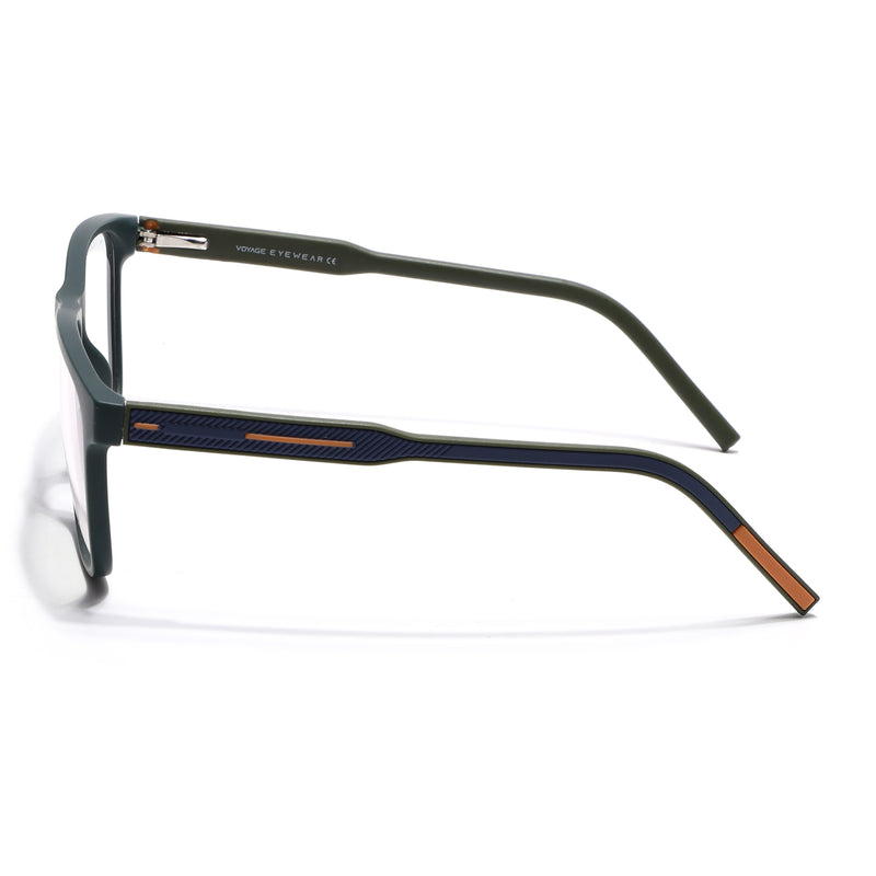 Voyage Rush Green Square Eyeglasses for Men & Women (VG9005MG5433-C1)