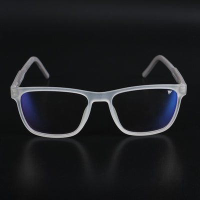 Voyage Rush Matt Transparent Square Eyeglasses for Men & Women (VG9005MG5434-C2)