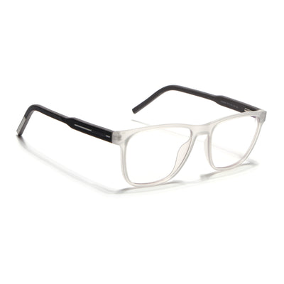 Voyage Rush Matt Transparent Square Eyeglasses for Men & Women (VG9005MG5434-C2)