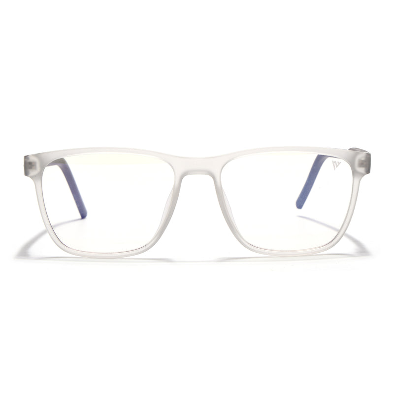 Voyage Rush Matt Transparent Square Eyeglasses for Men & Women (VG9005MG5434-C2)