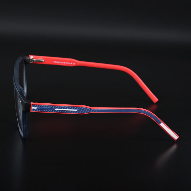 Voyage Rush Black Square Eyeglasses for Men & Women (VG9005MG5435-C3)