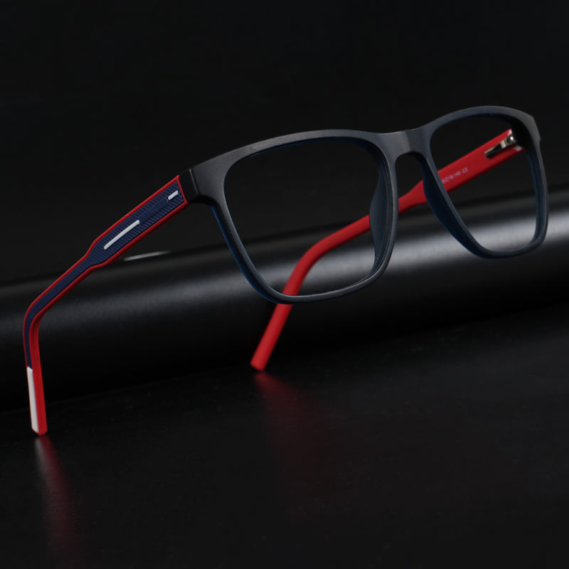 Voyage Rush Black Square Eyeglasses for Men & Women (VG9005MG5435-C3)