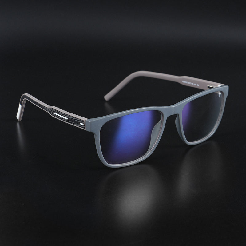 Voyage Rush Grey Square Eyeglasses for Men & Women (VG9005MG5436-C4)