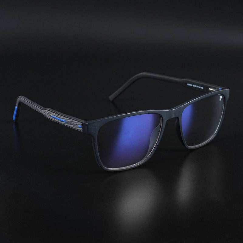 Voyage Rush Black Square Eyeglasses for Men & Women (VG9005MG5437-C5)