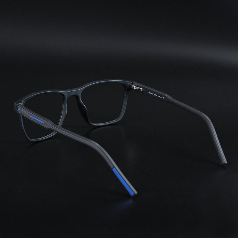 Voyage Rush Black Square Eyeglasses for Men & Women (VG9005MG5437-C5)