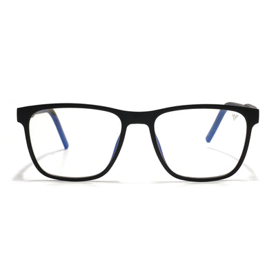 Voyage Rush Black Square Eyeglasses for Men & Women (VG9005MG5437-C5)